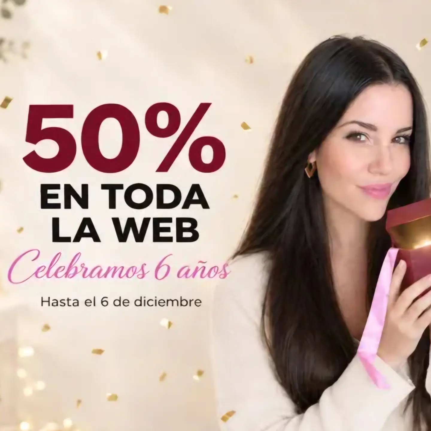 🥹 Sí, ya han pasado 6 años desde que decidimos empezar esta aventura 🎂. 

Y aunque no ha sido nada fácil, todos los buenos momentos merecen ser celebrados con vosotras 🎉 que lo habéis hecho posible.

Por eso podéis disfrutar de toda la web al 50%! 🤩

Es el momento de ir a por esa pieza que llevas tiempo pensando en tener 😎!

#joya #acero #plata #miyuki #cumpleañosfeliz