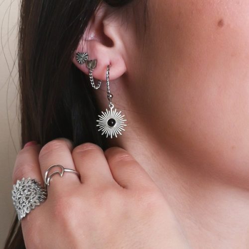 Pendientes para mujer Bibi en acero quirúrgico