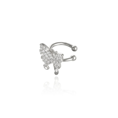 Ear Cuff Suelto Color Plata Vanny