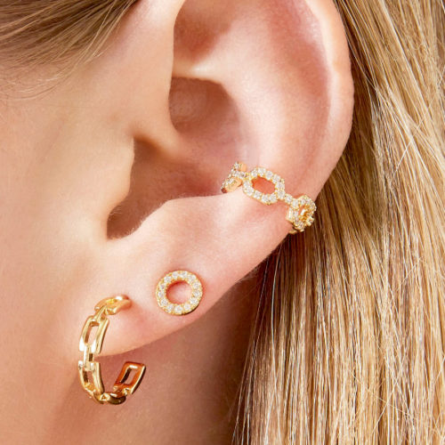 Ear Cuff Suelto Hasini Gold