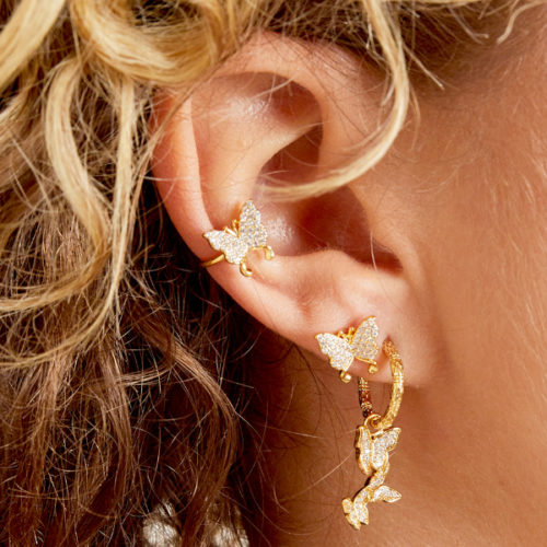 Ear Cuff Suelto Vanny Gold Chapado en oro 18K
