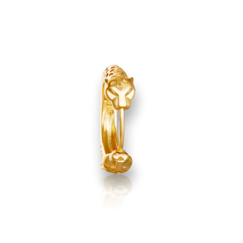Pendiente Suelto Damisa Acero Dorado