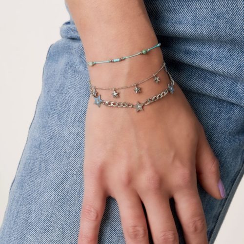 Pulsera para Mujer Suhaila de Acero Quirúrgico Estrellas