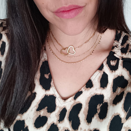 Collar Nekane dorado para mujer