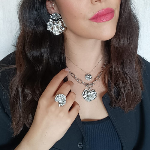 Anillo ELIF en acero para mujer