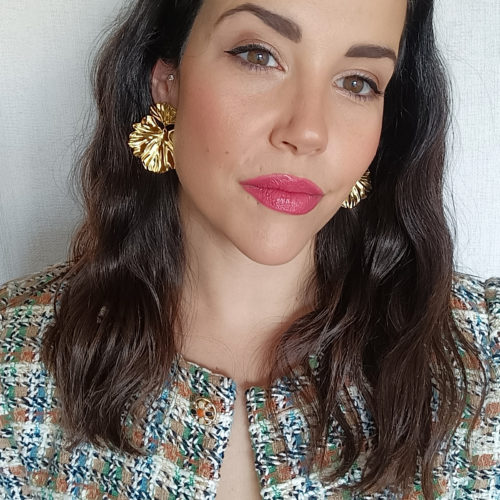 Pendientes ELIF en acero dorado para mujer